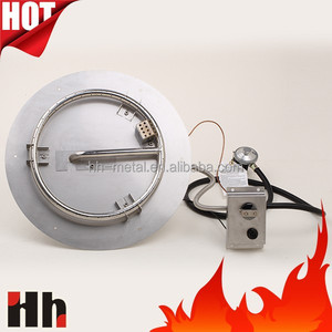 Acero inoxidable al aire libre <span class=keywords><strong>gas</strong></span> natural o LP fogón quemador anillo y plana pan kit con sistema de encendido electrónico - Product Image 1