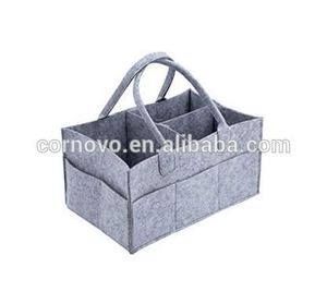 Fabricant En <span class=keywords><strong>Gros</strong></span> Pépinière De Stockage Organisateur <span class=keywords><strong>Feutre</strong></span> Nursry Bébé Caddy Pépinière Diaper Sac Fourre-Tout - Product Image 4