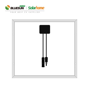 Bluesun 미니 태양 전지 패널 가격 12 V 30W 태양 전지 패널 40W 50W 550W 태양 광 PV 모듈 패널 가정용 키트 용 태양 전지 - Product Image 4