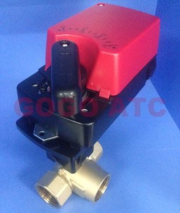 Gogo DN50 G2 "8nm 4-20mA điều khiển cơ giới Van 3 cách trộn dòng chảy tỷ lệ thuận với van bi điện cho hệ thống HVAC AC100-240V - Product Image 3