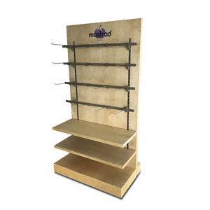 Supermarket Yang Promosi Alat Dapur Kayu Display Stand - Product Image 1