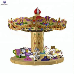 Lujo portátil Parque de Atracciones paseos Carrusel con remolque - Product Image 2