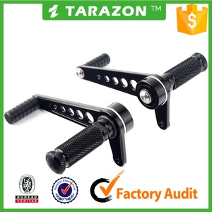 Cnc Billet Aluminium <span class=keywords><strong>Vintage</strong></span> moto pièces Rearset / arrière ensemble pour Honda Suzuki Yamaha Kawasaki <span class=keywords><strong>Triumph</strong></span> - Product Image 2