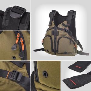 <span class=keywords><strong>Chaleco</strong></span> salvavidas de nailon para <span class=keywords><strong>Pesca</strong></span> con mosca, <span class=keywords><strong>mochila</strong></span> transpirable multifunción, señuelo de secado rápido, carrete, equipo de <span class=keywords><strong>Pesca</strong></span>, chalecos - Product Image 4