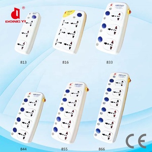 Bán hot-Outlet phổ mở rộng ổ cắm điện <span class=keywords><strong>Adapter</strong></span> 3m cáp đồng 10A chúng tôi chuyển đổi cắm điện - Product Image 6