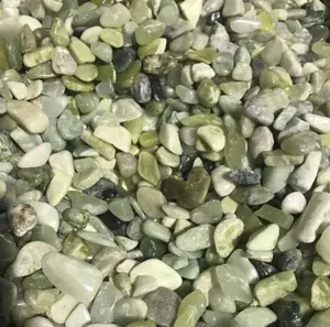 Giada naturale del fiume di ghiaia di pietra per la vendita