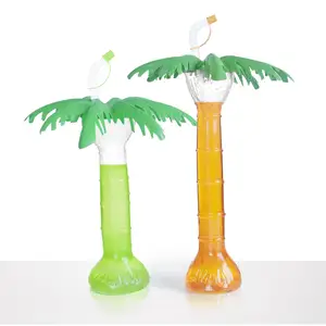 Bán Buôn 24 Oz 16 Oz Slush Chai Plam Tree Nhựa Yard Glass Tái Sử Dụng Slush Cup