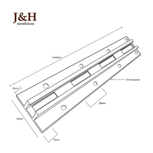 Chili Serie Enkelvoudige Sleuf Aluminium Profielen Muur Rechtop Universele Sleuven Normen - Product Image 4