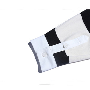 Personaliseren Fama Sedex Fabriek Audit Bsci Heren Zwart/Wit Katoen Lange Mouw Geruit Ademend Geweven Voor Shirt - Product Image 4