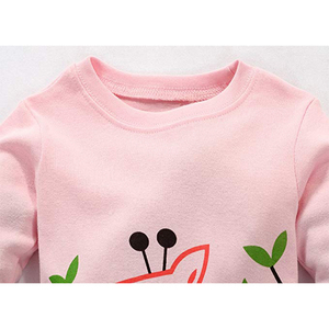 2 unidades de los <span class=keywords><strong>pijamas</strong></span> de los niños niñas conjunto de 100% bebé <span class=keywords><strong>pijamas</strong></span> de algodón orgánico de china al por mayor - Product Image 3