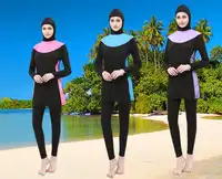 Maillot de bain musulman modeste, pour femmes, couverture complète, vêtements islamiques, pour la plage et la baignade