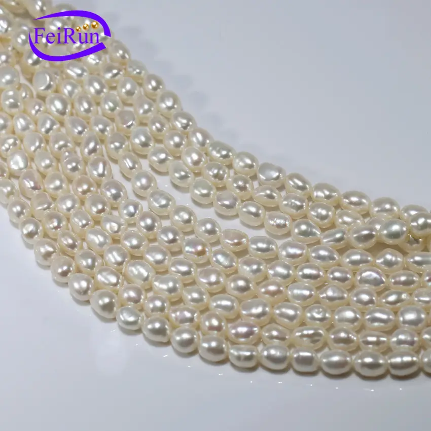 Feimefeirun — perles naturelles tissées en eau douce, 8x10mm, style baroque 3A, couleurs fantaisie, disponibles