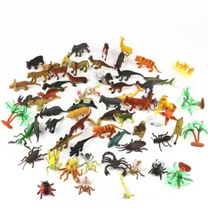 12 Verschillende Soorten Plastic Dinosaurus Speelgoed Pvc Simulatie Wildlife Dieren Insecten Cijfers
