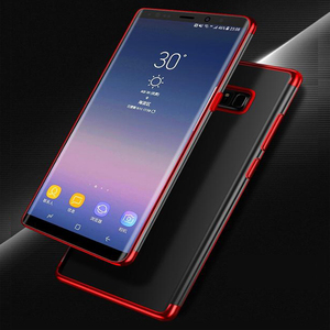Flexible suave cubierta TPU para Samsung Galaxy S10 galvanoplastia funda posterior transparente - Product Image 3