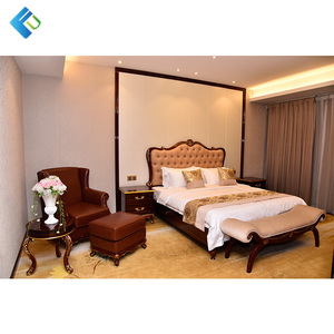 <span class=keywords><strong>El</strong></span> Hotel cama de muebles de dormitorio de lujo real estilo barroco muebles de dormitorio - Product Image 1
