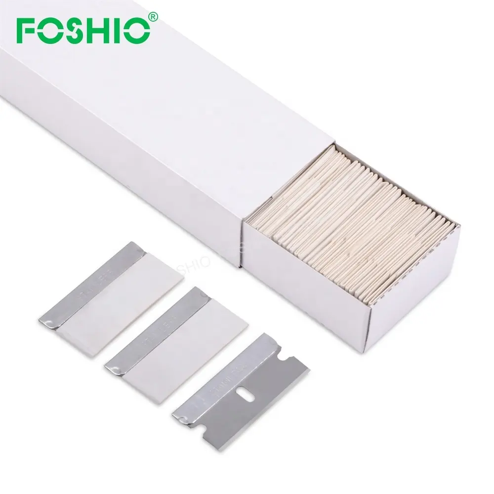 100 PCS 1.5 Inch Scraper Blade Stainless Steel Razor Blade