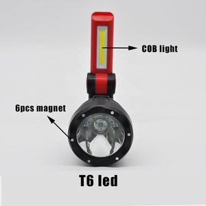 5in1 Portatile di Caccia Faro torcia elettrica Luminosa Eccellente Banca di Potere di uscita USB Solare <span class=keywords><strong>Ricaricabile</strong></span> ha condotto il riflettore tenuto in mano - Product Image 6