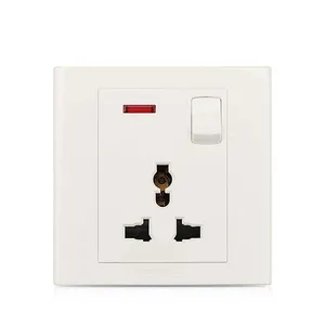 Best Price 110 volt plugs and sockets 250V universal sockets with indicator 13A Universal single switched socket