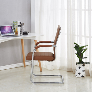 Comercio al por mayor cómoda oficina ejecutiva de cuero asientos <span class=keywords><strong>trabajo</strong></span> entrenamiento <span class=keywords><strong>personal</strong></span> invitado visitante sillas - Product Image 5