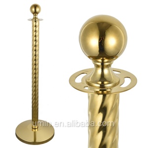 เหล็กฉากกั้นคิวแบบเกลียวเกรดสูง,ทำจากเชือกทอง - Product Image 2