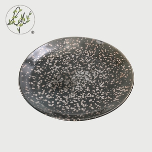 Vintage Vieux <span class=keywords><strong>Grès</strong></span> Glaçure Réactive <span class=keywords><strong>Plat</strong></span> À Vendre - Product Image 1