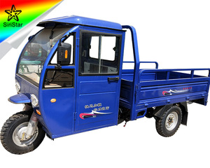 Lanzador cabina cerrada triciclo <span class=keywords><strong>gasolina</strong></span> camión de carga motocicleta de tres ruedas con sala de conducción - Product Image 5