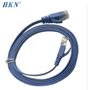 5m Blue UTP Flat Cat6 Ethernet Patch Cord