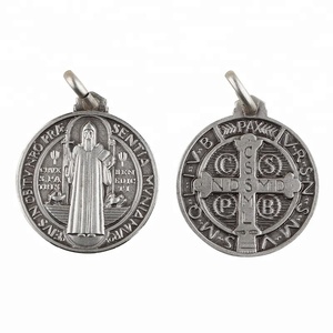<span class=keywords><strong>De</strong></span> la <span class=keywords><strong>Biblia</strong></span> <span class=keywords><strong>los</strong></span> católicos y cristianos musulmán antiguo medallón <span class=keywords><strong>de</strong></span> plata moneda colgante collar - Product Image 1