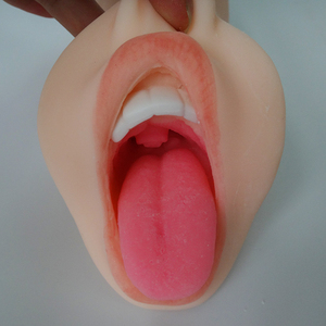La lengua de la boca juguete sexual la vagina con diente para los hombres - Product Image 2