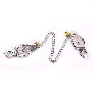 Golden Bells <span class=keywords><strong>Nipple</strong></span> clip Sex trattenuta in metallo Bondage morsetti e catene feticcio BDSM che giocano a coppie schiave Sex Toy - Product Image 2