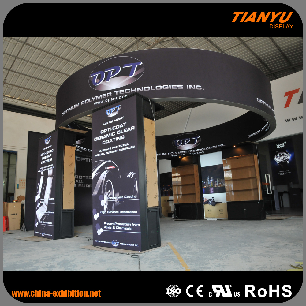 Promotionnel stand d'exposition portable modèles montrent