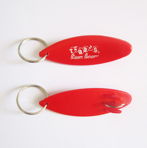 Llavero abrebotellas de tabla de surf, logo personalizado - Product Image 1