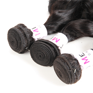 Sin enredo No arrojar paquetes de armadura de cabello humano virginal indio del pelo - Product Image 5