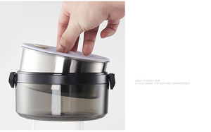 Take-away Folding <strong>Tiffin</strong> Carrier Lunchbox 2/3/4 Tiers Foldable 304 Stainless Steel <strong>Tiffin</strong> <strong>Lunch</strong> <strong>Box</strong> - Product Image 5
