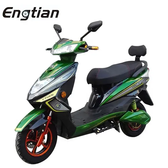 Engtian Direct Selling 1000W Racing Super Power Twee Wielen 2 Persoon Snelle Volwassen Bajaj Chetak Elektrische Chopper Motorfiets