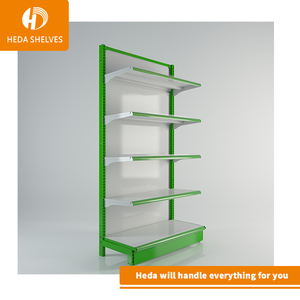 comestibles de <span class=keywords><strong>la</strong></span> pared estante de <span class=keywords><strong>la</strong></span> <span class=keywords><strong>tienda</strong></span> al por menor pantalla bastidores tapa del supermercado góndola estanterías - Product Image 2