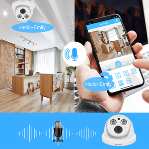 Hệ thống camera an ninh gia đình LOOSAFE giá rẻ 8 kênh H.265X, camera dome có dây RJ45, tích hợp báo động và âm thanh - Product Image 2