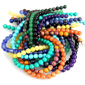 Multi Couleur <span class=keywords><strong>Pierre</strong></span> Naturelle Perles <span class=keywords><strong>de</strong></span> <span class=keywords><strong>Lave</strong></span> Oeil <span class=keywords><strong>de</strong></span> Tigre En Vrac Lâche <span class=keywords><strong>Pierre</strong></span> Perles - Product Image 3