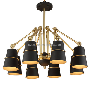 Grande taille moderne en <span class=keywords><strong>fer</strong></span> <span class=keywords><strong>forgé</strong></span> <span class=keywords><strong>suspension</strong></span> industrielle à vendre pendentif lumière - Product Image 6