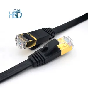 شقة CAT6A BC CCA لان إيثرنت كابل التصحيح الحبل Rj45 سليم UTP FTP محمية Cat6 أمبير سلك مسطح