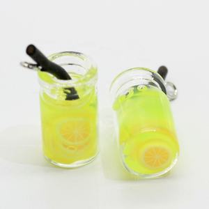 จี้รูปขวดน้ำผลไม้ดีไซน์ใหม่น่ารัก ทำจากเรซิ่น <span class=keywords><strong>3</strong></span> มิติ เหมาะสำหรับทำต่างหูและเครื่องประดับแฟชั่น - Product Image 6