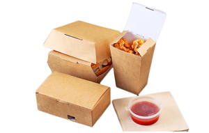 Kraft papier Einweg-Hamburger-Box Wasserdichte und Anti-Öl-<span class=keywords><strong>Fast</strong></span>-<span class=keywords><strong>Food</strong></span>-Box Verpackungs werkzeuge Pommes Frites Fried <span class=keywords><strong>Food</strong></span> Tray