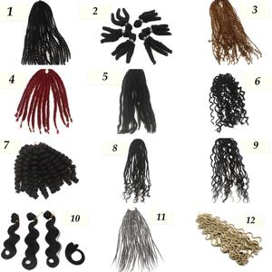 Al por mayor sintético crochet tejer del pelo dreadlocks Havana mambo twist trenzar el pelo - Product Image 5