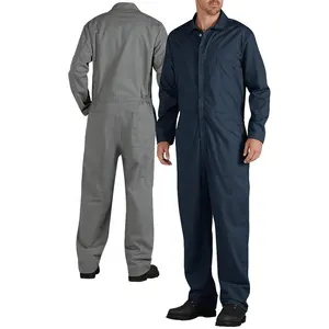 Construction Coverall Cotton Flame Retardant Overalls Flame-Resistant Lightweight Coverall