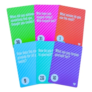 WJPC – cartes Flash d'activité en plastique Pvc personnalisées, carton noir historique mots <span class=keywords><strong>de</strong></span> <span class=keywords><strong>vue</strong></span> cartes d'affirmation éducatives vierges carte Flash - Product Image 6