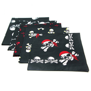 De cráneo impreso <span class=keywords><strong>100</strong></span> algodón orgánico Hip Hop cabeza Bandana - Product Image 3