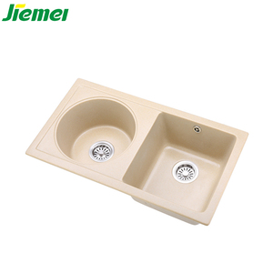 Fregadero integrado opcional de <span class=keywords><strong>la</strong></span> piedra del cuarzo del cuenco doble opcional multicolor de <span class=keywords><strong>la</strong></span> <span class=keywords><strong>cocina</strong></span> <span class=keywords><strong>en</strong></span> venta - Product Image 1