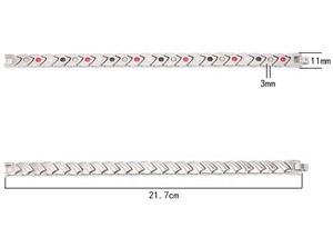 Energinox Gelang Terapi Medis Jepang <span class=keywords><strong>Xtreme</strong></span>, Gelang Energi Bio Quantum Magnetik X Power untuk Pria - Product Image 6