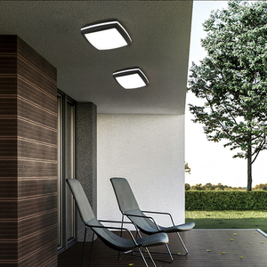 Custoimzed Nhôm PC hiện đại cảm biến chuyển động IP54 ngoài trời vách ngăn Đèn trần Led tường ánh sáng - Product Image 6