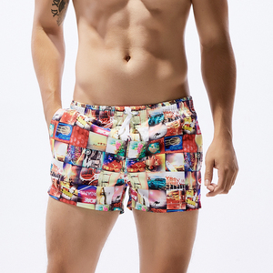 Commercio all'ingrosso A Buon Mercato Costumi Da Bagno Costumi Da Bagno Degli Uomini Stampato Mens Dei Bicchierini del Bordo 100% Poliestere Uomo Costumi Da Bagno Short Private Label di Marca - Product Image 3